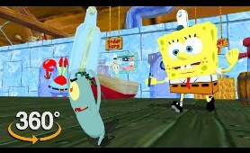 Spongebob Squarepants! - 360° Secret Formula? - (The First 3D VR Game Experience!)