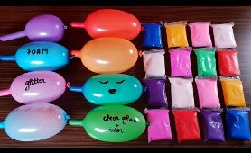 Making Slime with Funny Balloons and clay