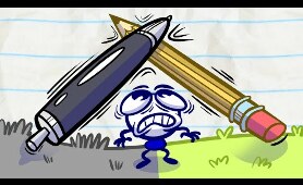 Pencilmate's Battle Of Ink! | Animated Cartoons Characters | Animated Short Films | Pencilmation