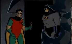 Batman and Robin escape The Riddler's maze